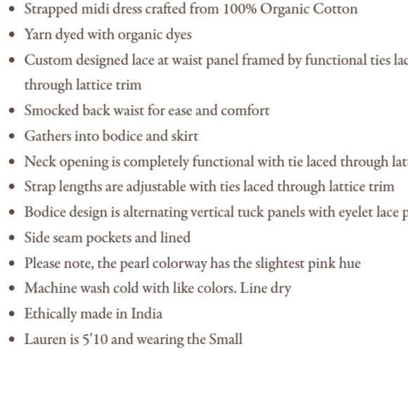 Christy Dawn Larissa Dress in Pearl size XL - Picture 9 of 10